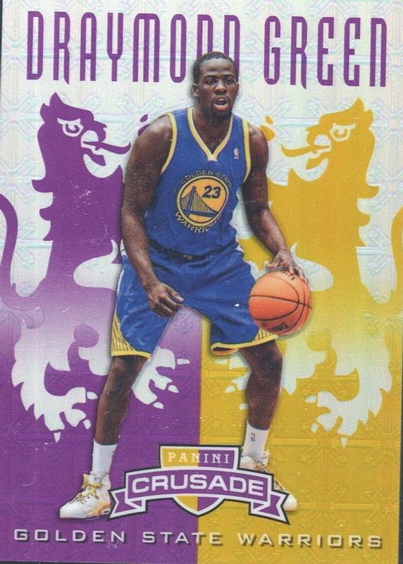 Draymond Green 2012 Crusade #9 Prizm Purple & Gold /49 Rookie RAW