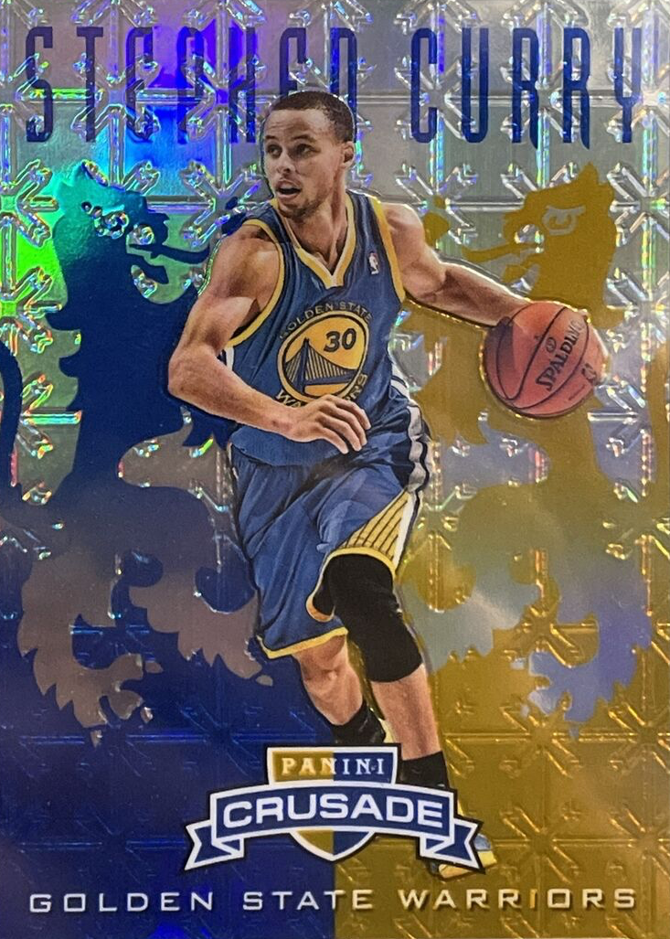 Stephen Curry 2012 Crusade #177 Prizm Blue & Gold Price