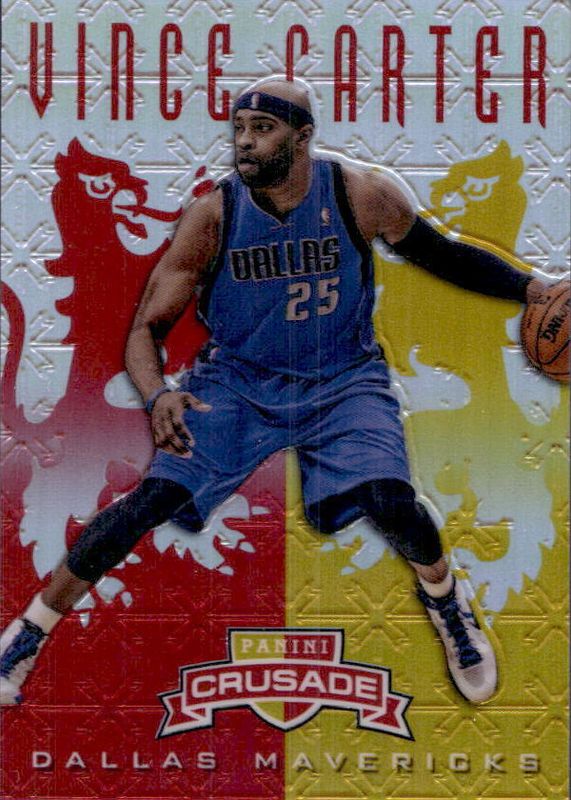 Vince Carter 2012 Crusade #283 Prizm Red & Gold /99 PSA 10