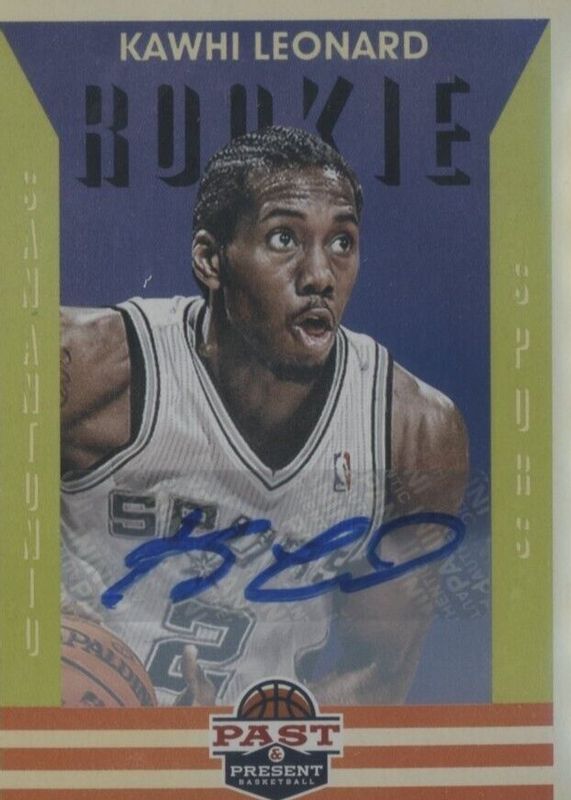 Kawhi Leonard 2012 Past & Present #193 Signatures Rookie SGC 10