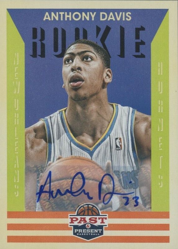 Anthony Davis 2012 Past & Present #237 Signatures Rookie PSA 9