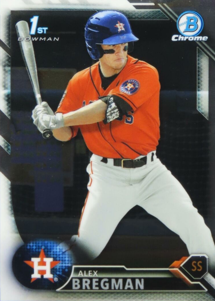 Alex Bregman 2016 Bowman #BCP4 Chrome Prospects (1st) Price Guide 