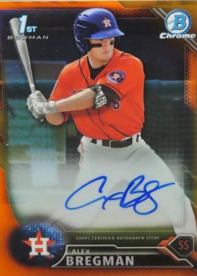 2016 Bowman #CPA-AB Chrome Prospect Auto - Orange Refractor /25 (1st)