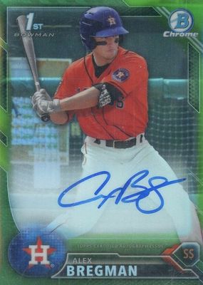 2016 Bowman #CPA-AB Chrome Prospect Auto - Green Refractor /99 (1st)