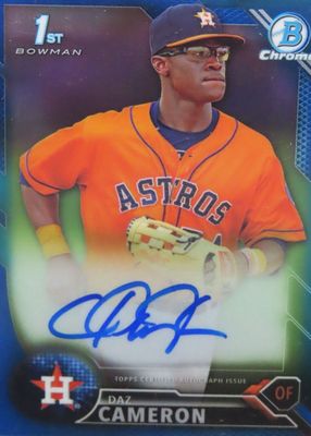 2016 Bowman #CPA-DC Chrome Prospect Auto - Blue Refractor /150 (1st)