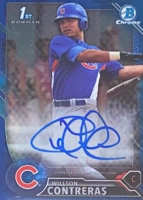 2016 Bowman #CPA-WC Chrome Prospect Auto - Blue Refractor /150 (1st)