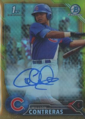 2016 Bowman #CPA-WC Chrome Prospect Auto - Gold Refractor /50 (1st)