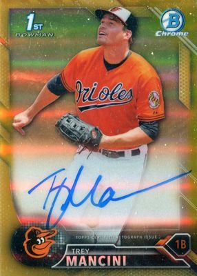 2016 Bowman #CPA-TM Chrome Prospect Auto - Gold Refractor /50 (1st)