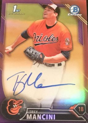 2016 Bowman #CPA-TM Chrome Prospect Auto - Purple Refractor /250 (1st)