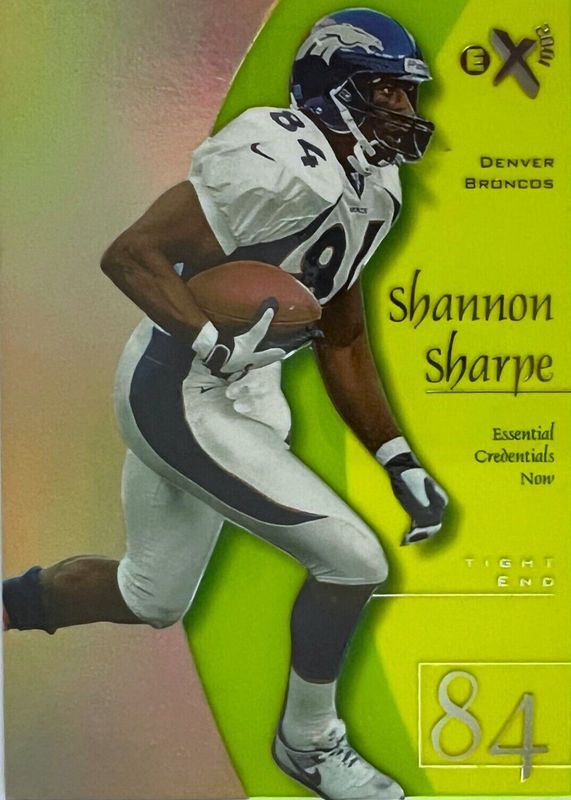 Shannon Sharpe 1998 SkyBox E-X2001 #31 Essential Credentials Now (/31) BGS 10 PRISTINE