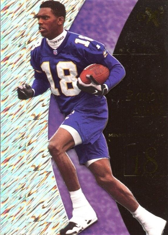 Randy Moss 1998 SkyBox E-X2001 #55 Base Rookie BGS 9