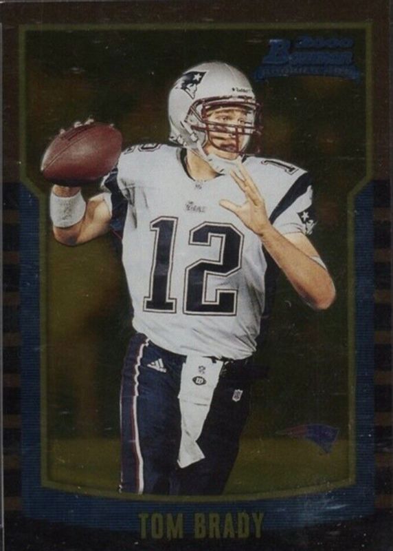 Tom Brady 2000 Bowman #236 Gold /99 Rookie PSA 1.5