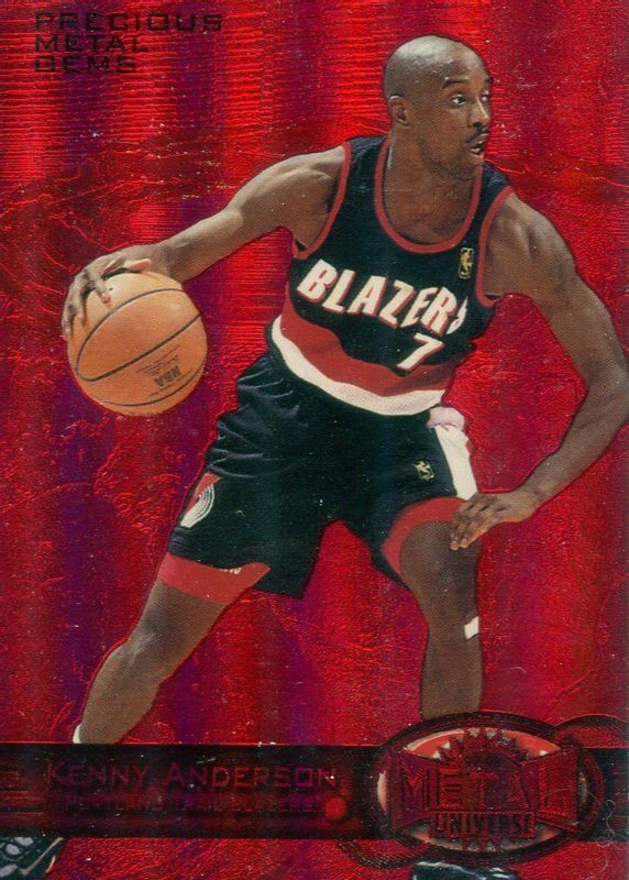 Kenny Anderson 1997 Metal Universe #74 Precious Metal Gems Red /90 PSA 9