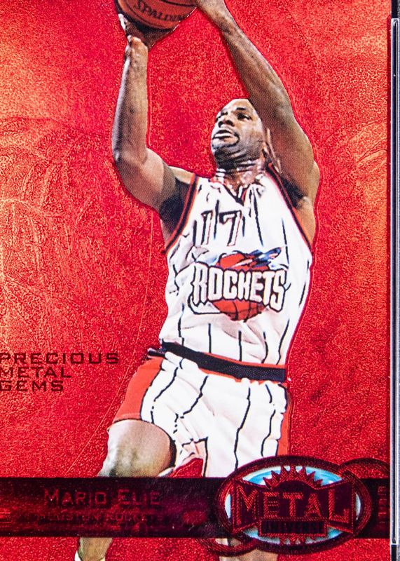 Mario Elie 1997 Metal Universe #32 Precious Metal Gems Red /90 SGC 8