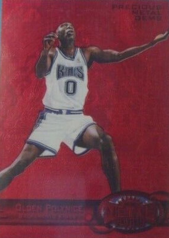 Olden Polynice 1997 Metal Universe #122 Precious Metal Gems Red /90 SGC 7.5