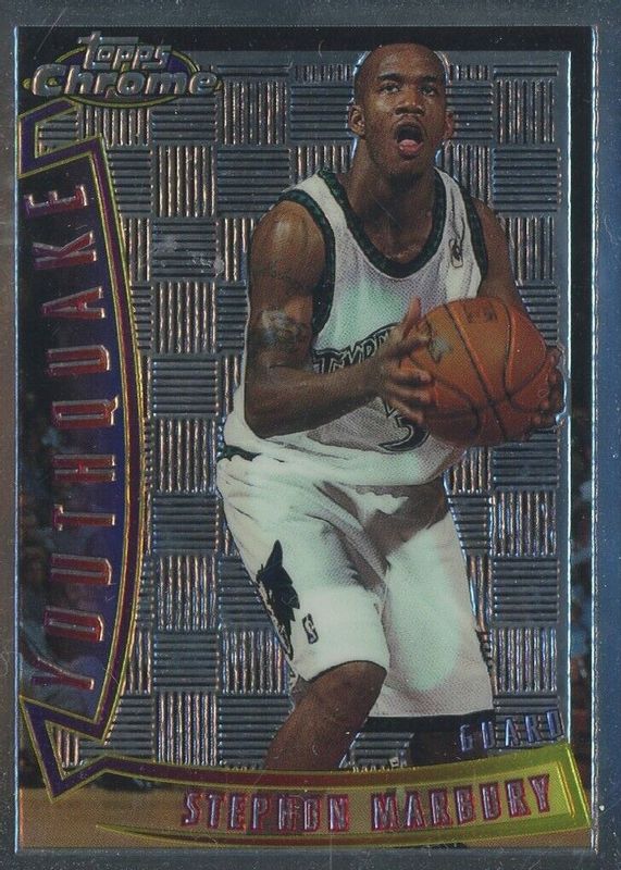 Stephon Marbury 1996 Topps Chrome #177 Youthquake Rookie PSA 10