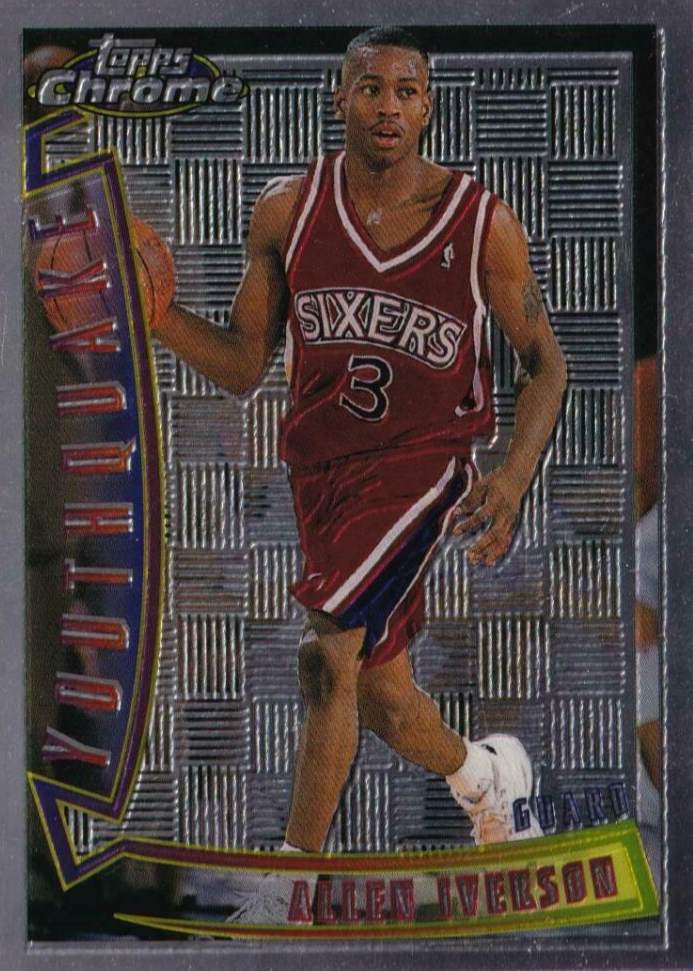 コービー・ブライアント1996 Topps Chrome Youthquake PSA 6 KOBE BRYANT 1996-97 TOPPS CHROME YOUTHQUAKE ROOKIE