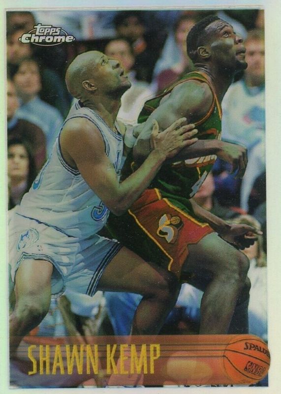 Shawn Kemp 1996 Topps Chrome #50 Refractor RAW