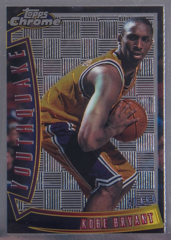 Kobe Bryant 1996 Topps Chrome #YQ15 Youthquake Rookie BGS 8.5