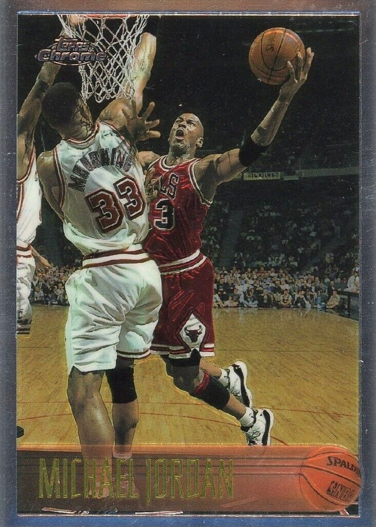 Michael Jordan 1996 Topps Chrome #139 Base Price Guide 