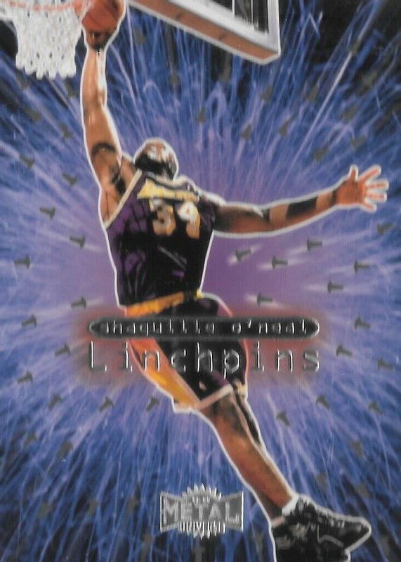 Shaquille O'Neal 1998 Metal Universe Linchpins RAW