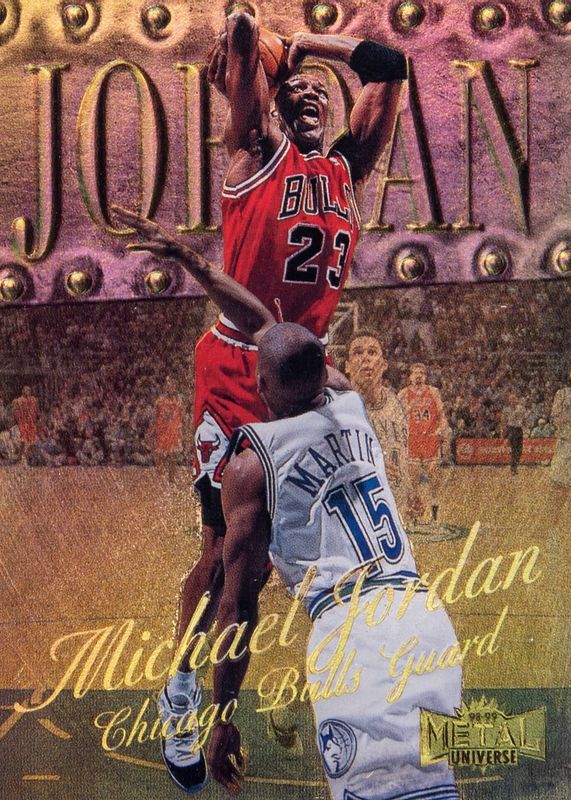 Michael Jordan 1998 Metal Universe #1 Precious Metal Gems /50 BGS 5.5