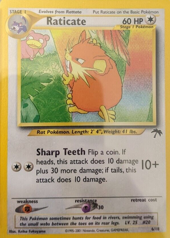 pokemon raticate card Team Rocket's Raticate 202/182 main image 0