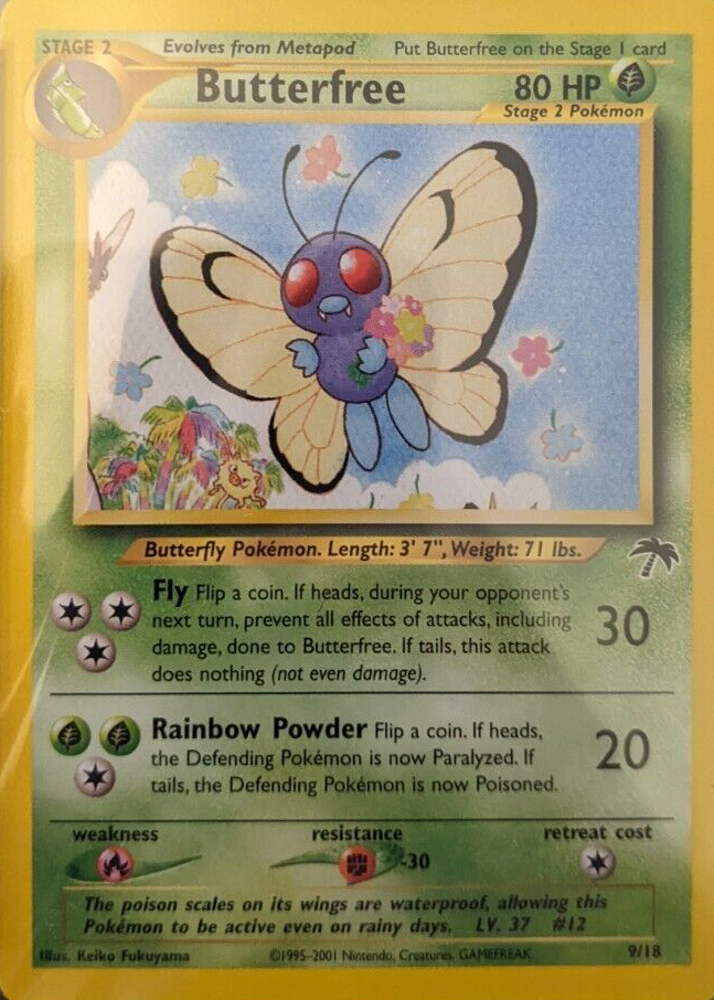 Butterfree Southern s 英語版 9/18 Butterfree 2001 Southern Islands #9/18 Base Price Guide - Sports