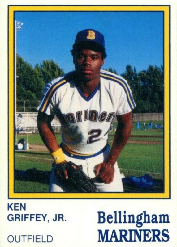 Ken Griffey Jr. 1987 Bellingham Mariners #3 Team Issue