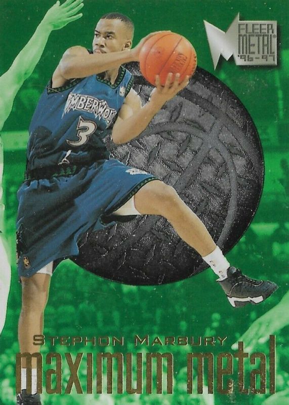 Stephon Marbury 1996 Metal #14 Maximum Metal Rookie RAW