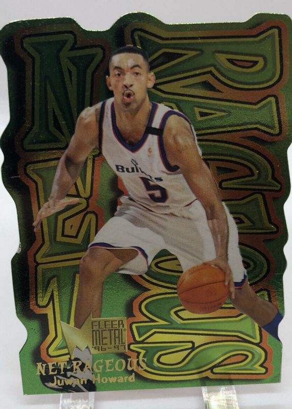 Juwan Howard 1996 Metal #4 Net-Rageous PSA 9