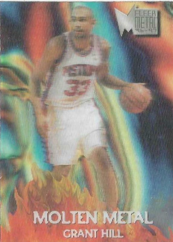 Grant Hill 1996 Metal #4 Molten Metal RAW