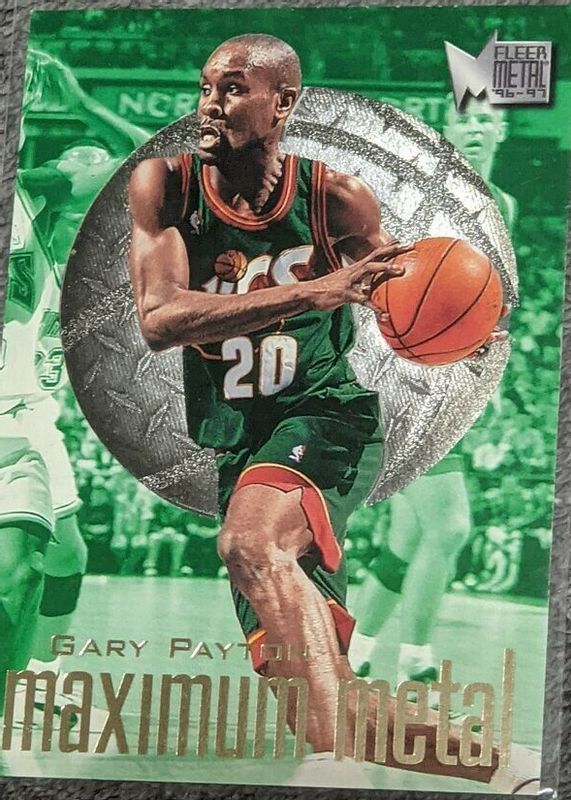 Gary Payton 1996 Metal #8 Maximum Metal RAW