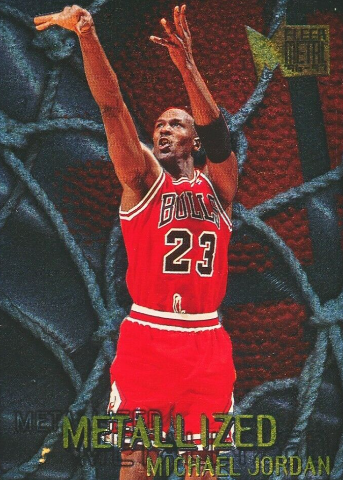 nbaカード マイケル・ジョーダン128 Michael Jordan 1996 Metal #128 Metallized Price Guide