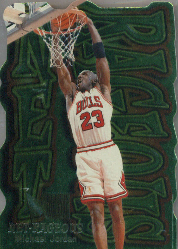 Michael Jordan 1996 Metal #5 Net-Rageous Price Guide - Sports Card
