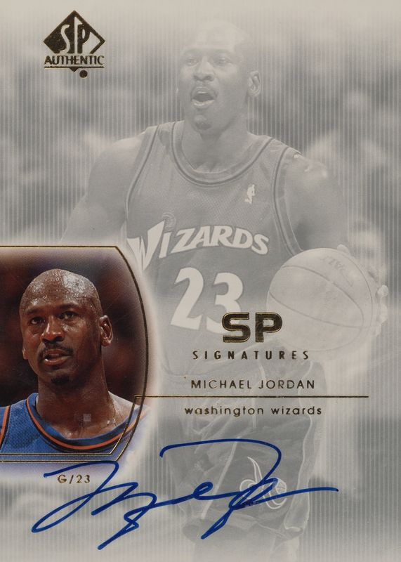 Michael Jordan 2002 SP Authentic #MJ SP Signatures PSA 10