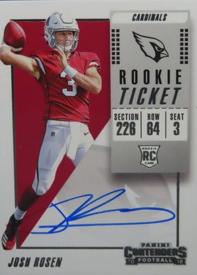 2018 Contenders #106 Rookie Ticket Auto (Ball in Right Hand)