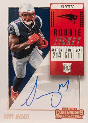 2018 Contenders #111 Rookie Ticket Auto (Ball in Left Hand)