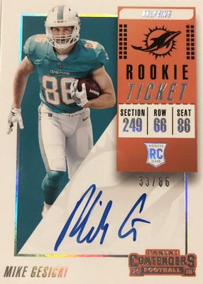 2018 Contenders #116 Rookie Ticket Auto (Ball in Left Hand)