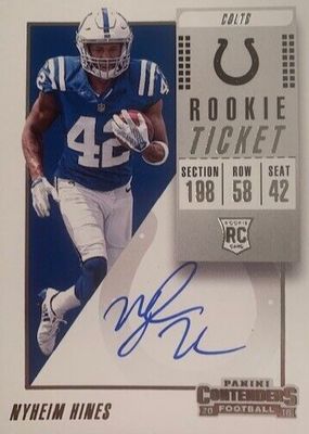 2018 Contenders #129 Rookie Ticket Auto (Ball in Left Hand)