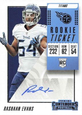 2018 Contenders #155 Rookie Ticket Auto