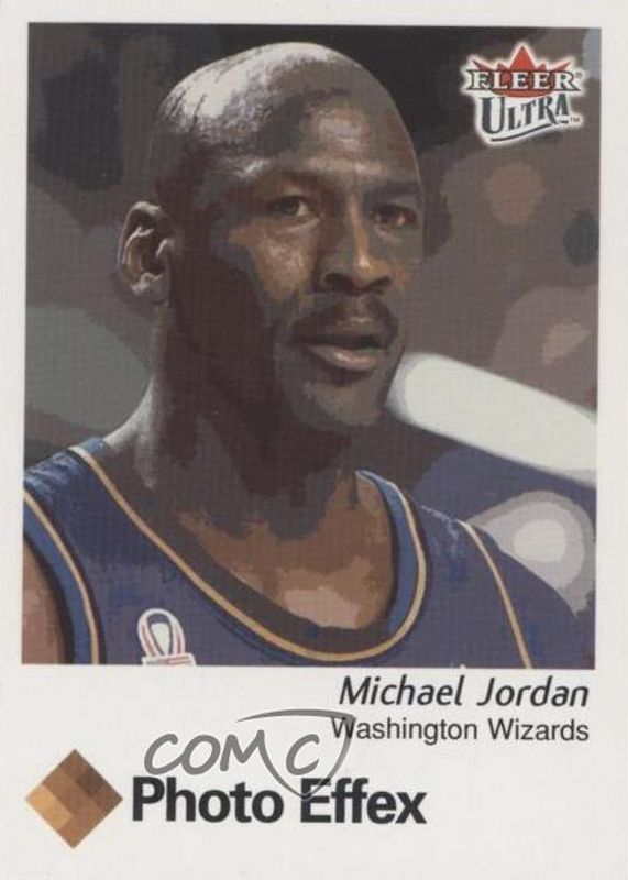 Michael Jordan 2002 Fleer Ultra #3PE Photo Effex PSA 10