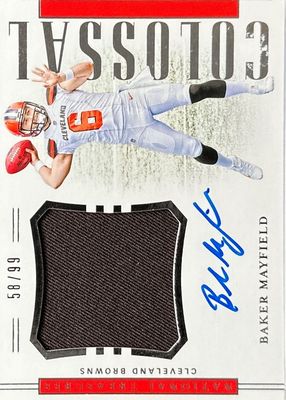 2018 National Treasures #RCS-BM Rookie Colossal Material Signatures (/99)