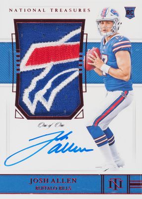 2018 National Treasures #163 Rookie Patch Auto - Red /1