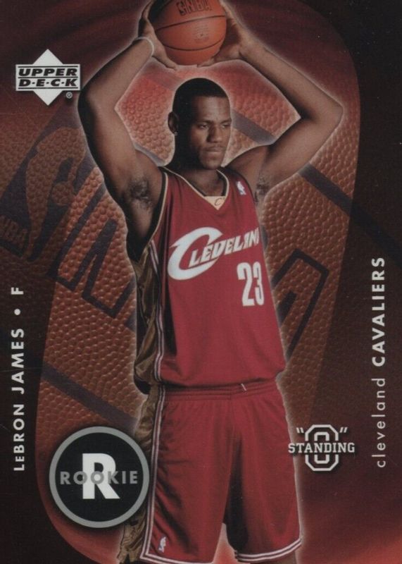 LeBron James 2003 Upper Deck Standing O #85 Base Rookie RAW