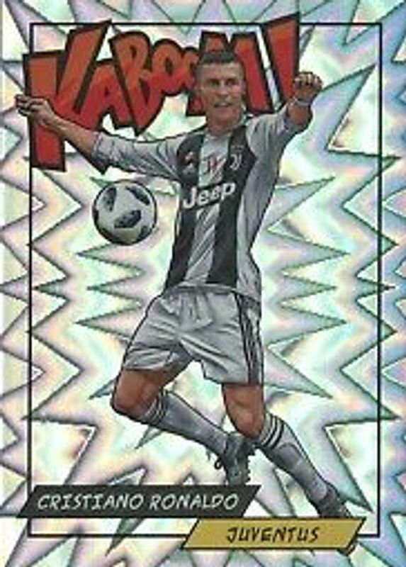 Cristiano Ronaldo 2018 Panini Rewards #K-CR Kaboom! RAW