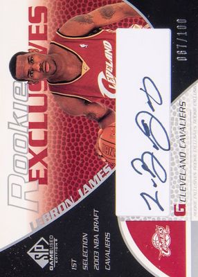 2003 SP Game Used #RE1 Rookie Exclusives Autographs /100