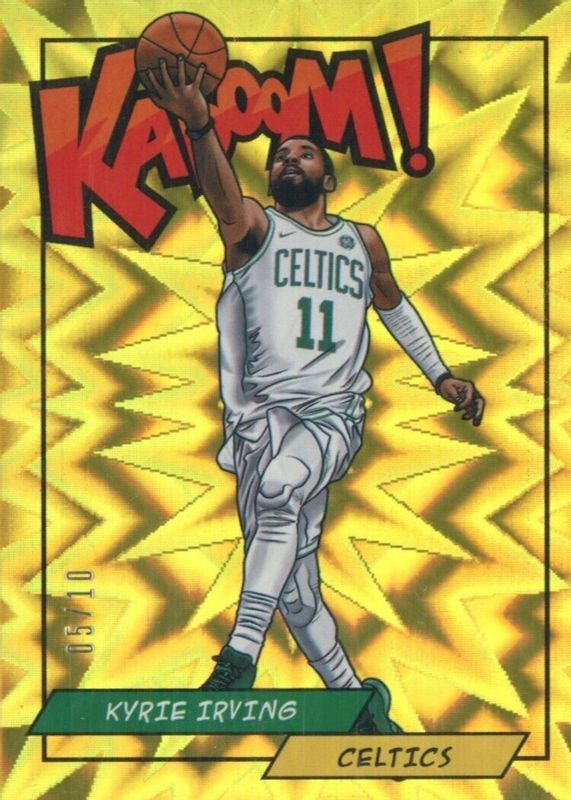 Kyrie Irving 2018 Panini Rewards #K-KI Kaboom! - Gold /10 SGC 9