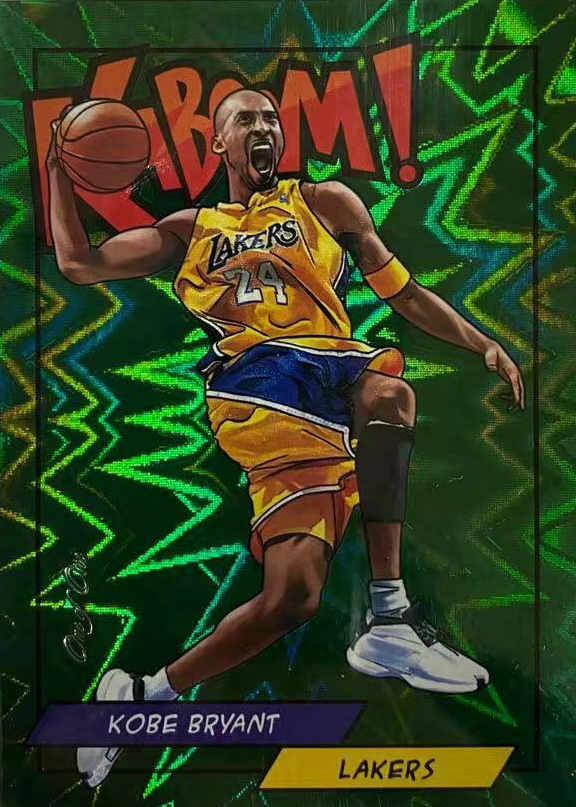 Kobe Bryant 2018 Panini Rewards #K-KB Kaboom! - Green /1 Price