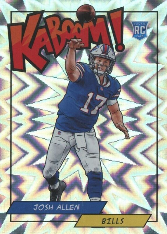 Josh Allen 2018 Panini Rewards #K-JA Kaboom! Rookie BGS 8.5